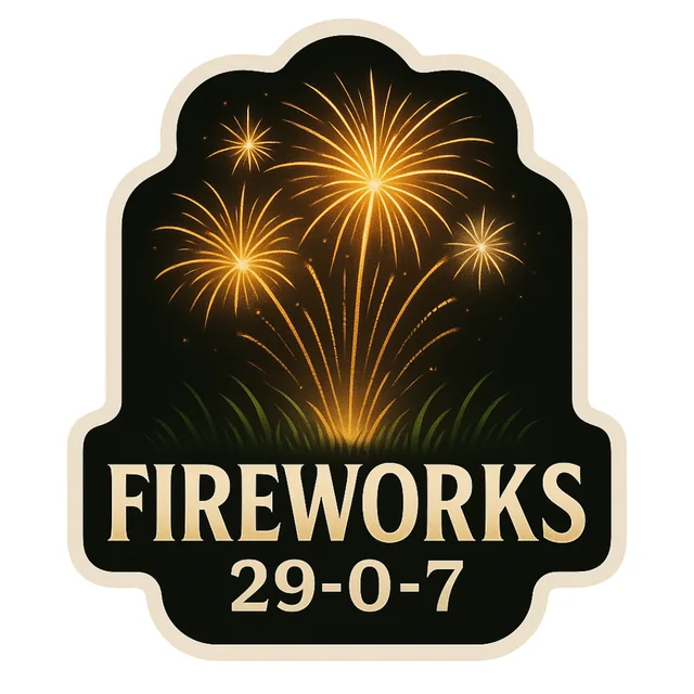 Fireworks 29-0-7 granular turf fertilizer β TurfBeard TurfBlends