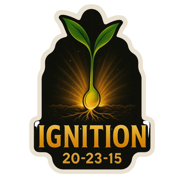Ignition 20-23-15 granular turf fertilizer β TurfBeard TurfBlends