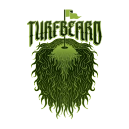 TurfBeard mascot logo